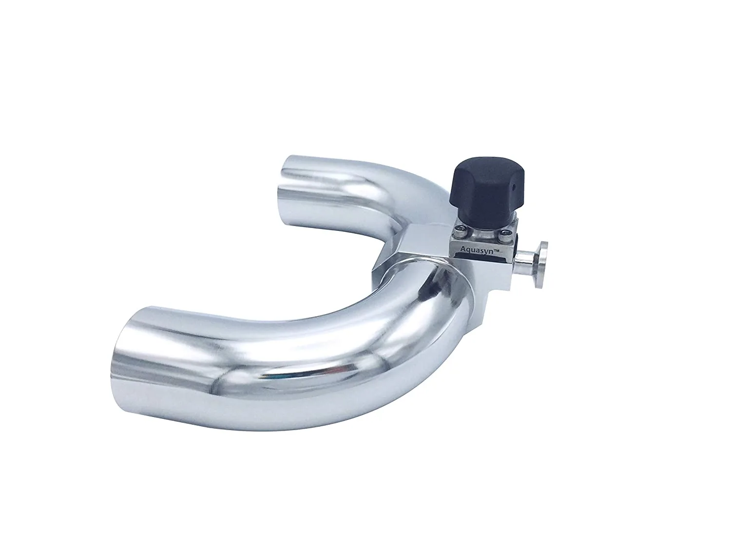 Aquasyn point-of-use valve · 0.50 x 2.00 · polished 316L body with diaphragm bonnet and tri-clamp sample port